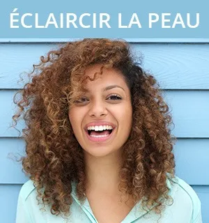 Éclaircir et blanchir sa peau - Femme à la peau métissée noire souriante - ShytoBuy France