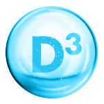 Vitamin D3 symbol Vitamin D3 symbol