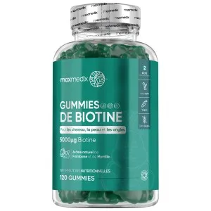 Biotine pour cheveux en Gummies de WeightWorld