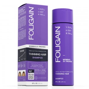 Foligain™ Shampoing Femme Anti Chute Cheveux - Trioxidil 2%