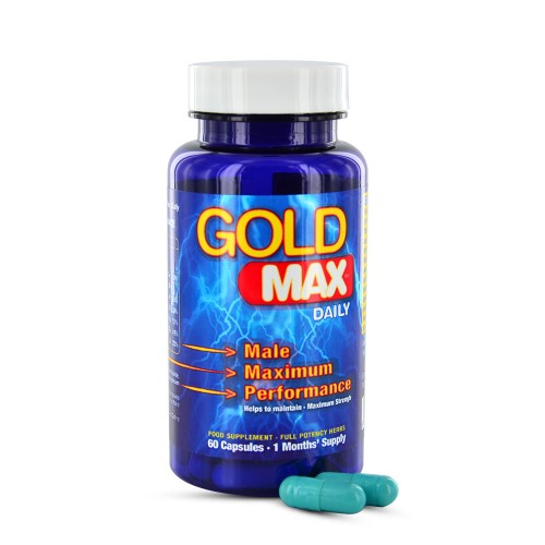 Gold Max Daily Blue - Complément pour booster la libido masculine - ShytoBuy France