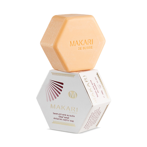 Éclairciret blanchir sa peau - Savon éclaircissant au soufre Makari Clear Acnyl - ShytoBuy France