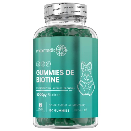 Avis sur Gummies de Biotine - Biotine pour cheveux, peau et ongles 2023
