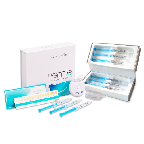 mysmile Teeth Whitening Bundle - Natural Teeth Whitening Set Includes Teeth Whitening Kit & Gels