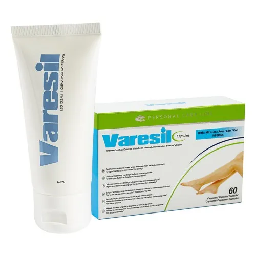 Jambes lourdes que faire pour les soulager ? - Traitement Naturel pour soulager les jambes lourdes : Pack Varesil Contenant une crème et des gélules pour prévenir l'apparition des varices - Shytobuy France