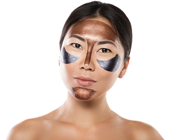 Zone T : Quels soins pour les peaux grasses et mixtes ? - Femme Peau Mixte avec un masque pour la zone T - Shytobuy France