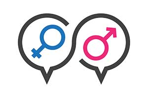 Symboles de l'homme et de la femme dans une bulle séparée pour symboliser le dialogue entre les sexes - Comment bien choisir son lubrifiant - ShytoBuy France Symboles de l'homme et de la femme dans une bulle séparée pour symboliser le dialogue entre les sexes - Comment bien choisir son lubrifiant - ShytoBuy France